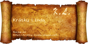Krátky Linda névjegykártya